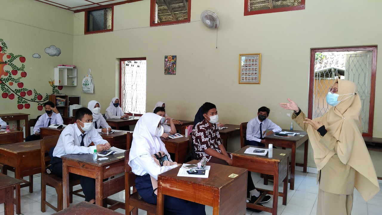 Uji Coba Pembelajaran Tatap Muka di perwakilan SD dan SMP di Wilayah Kemantren Gondokusuman