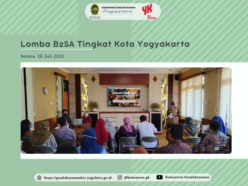 Lomba B2SA Tingkat Kota Yogyakarta